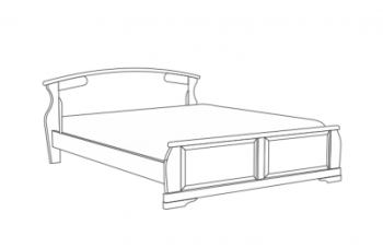 Кровать Кровать Dreamline Афродита 1 (ясень)